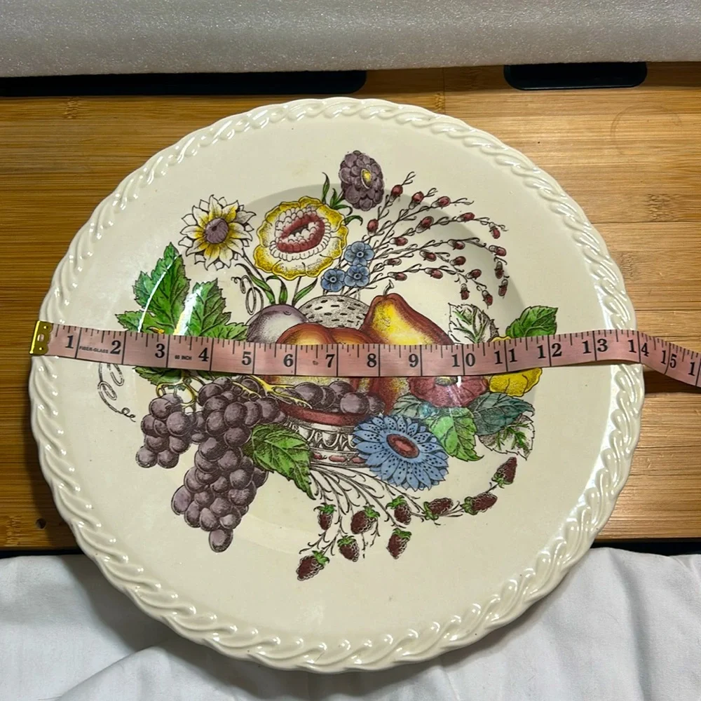 VINTAGE (1940s) VERNON KILNS “Fruitdale”‎ Platter, Good Condition